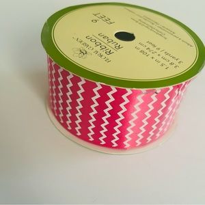 Pink Zizag Design Ribbon 3 yards new